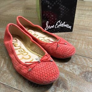 Sam Edelman Felicia Hot Coral Flats